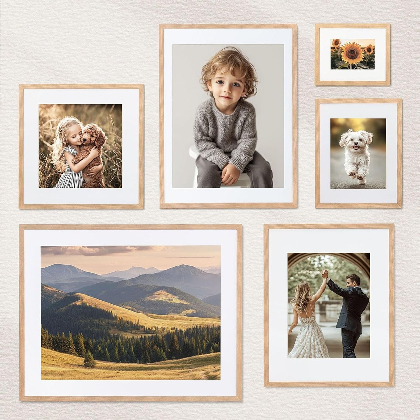 Last Day 69% OFF - America 11"x14" Wood Picture Frame, Home Decor Wall Hanging Photo Frame