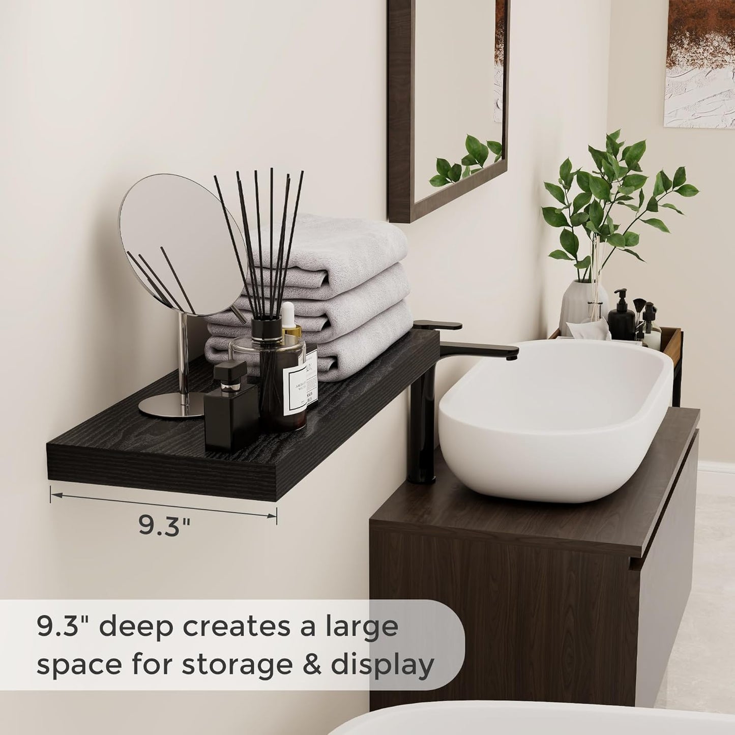 Last Day 69% OFF - 9.3 Inch Deep Storage Shelves for Home Decor