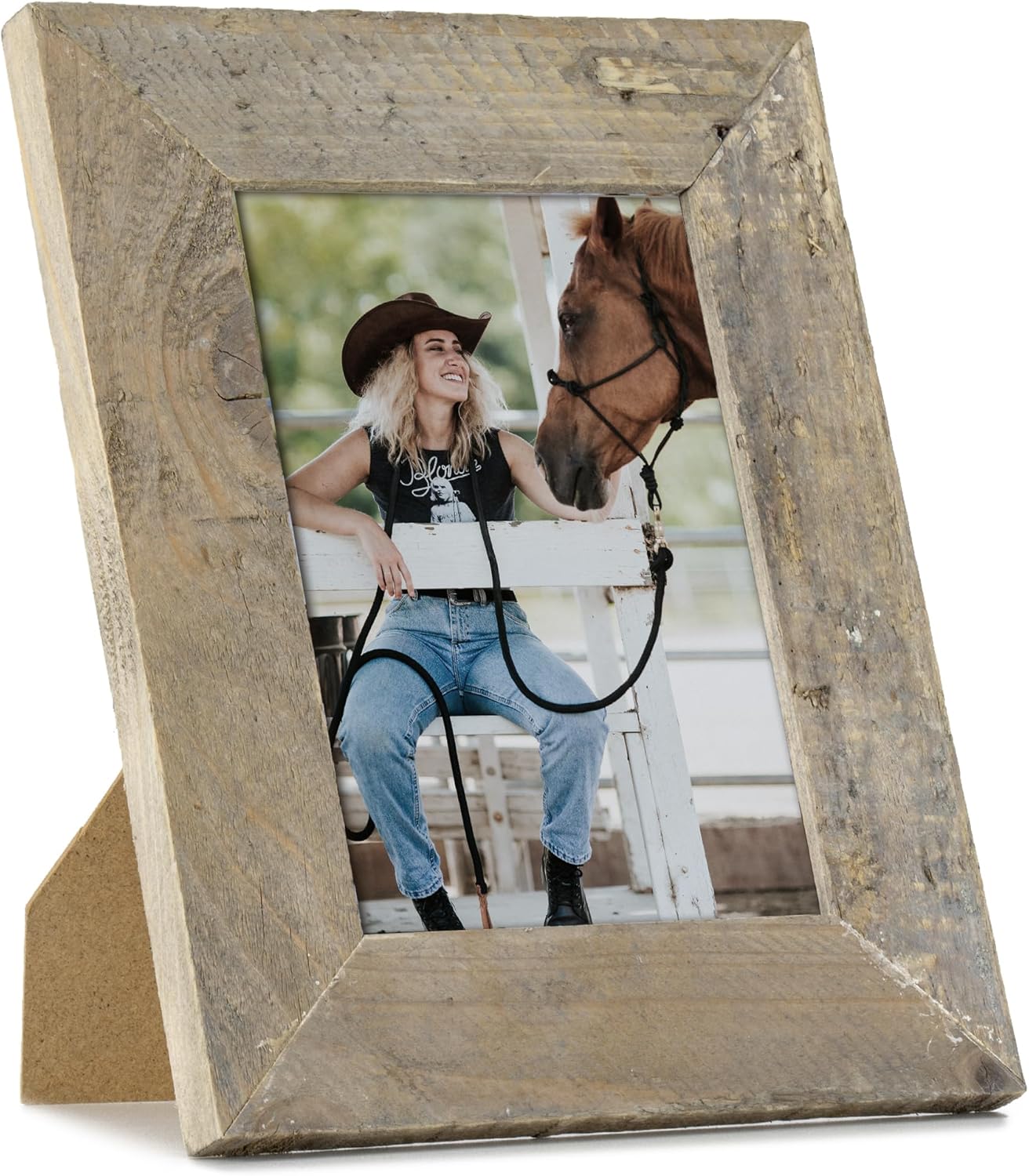 Fun Memories® 100% Reclaimed Barnwood Frame Rustic Farmhouse Poster Frame