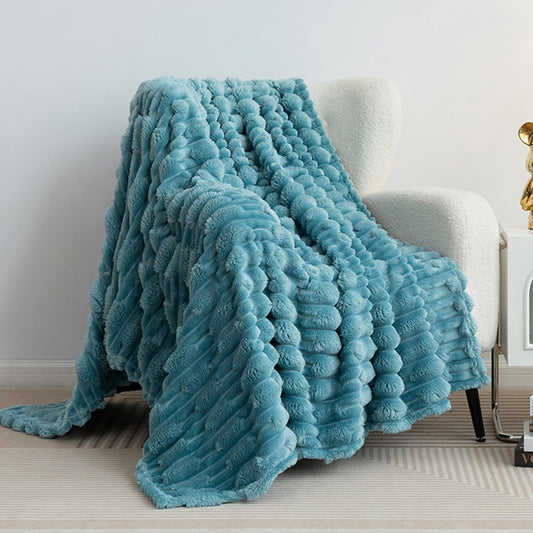 🔥Last Day 69% OFF - 2024 Fall/Winter Warm Plush Faux Fur Flannel Throw Blanket