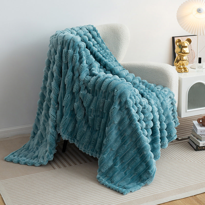 🔥Last Day 69% OFF - 2024 Fall/Winter Warm Plush Faux Fur Flannel Throw Blanket