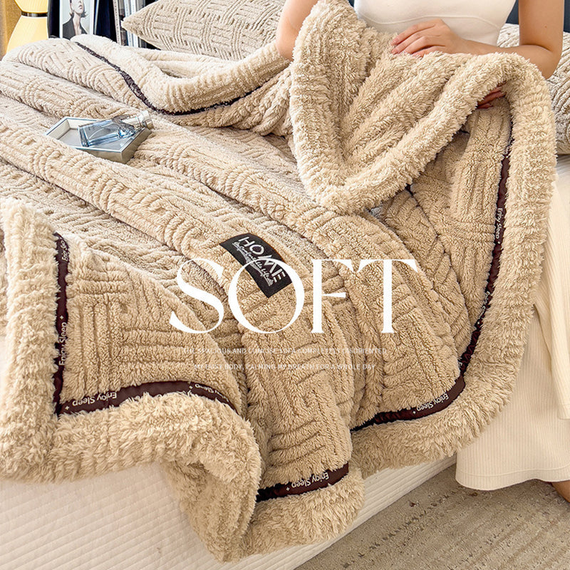 2024 Fall/Winter Warm Coral Fleece Versatile Throw Blanket