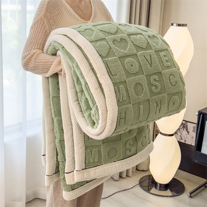 🔥Last Day 69% OFF - 2024 Fall/Winter A-Class Warm Baby Fleece Versatile Throw Blanket