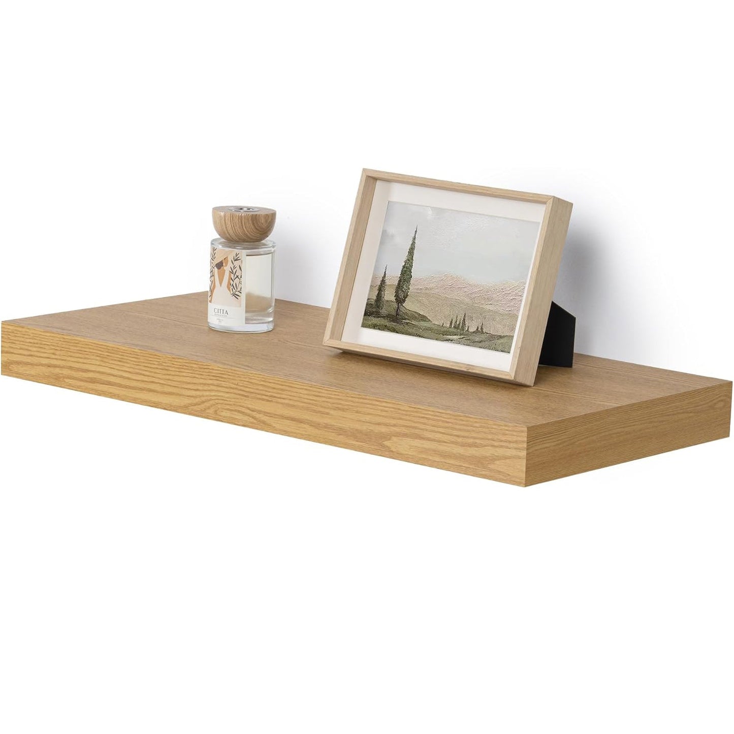 Fun Memories® 12 Inch Deep Wood Wall Floating Shelves