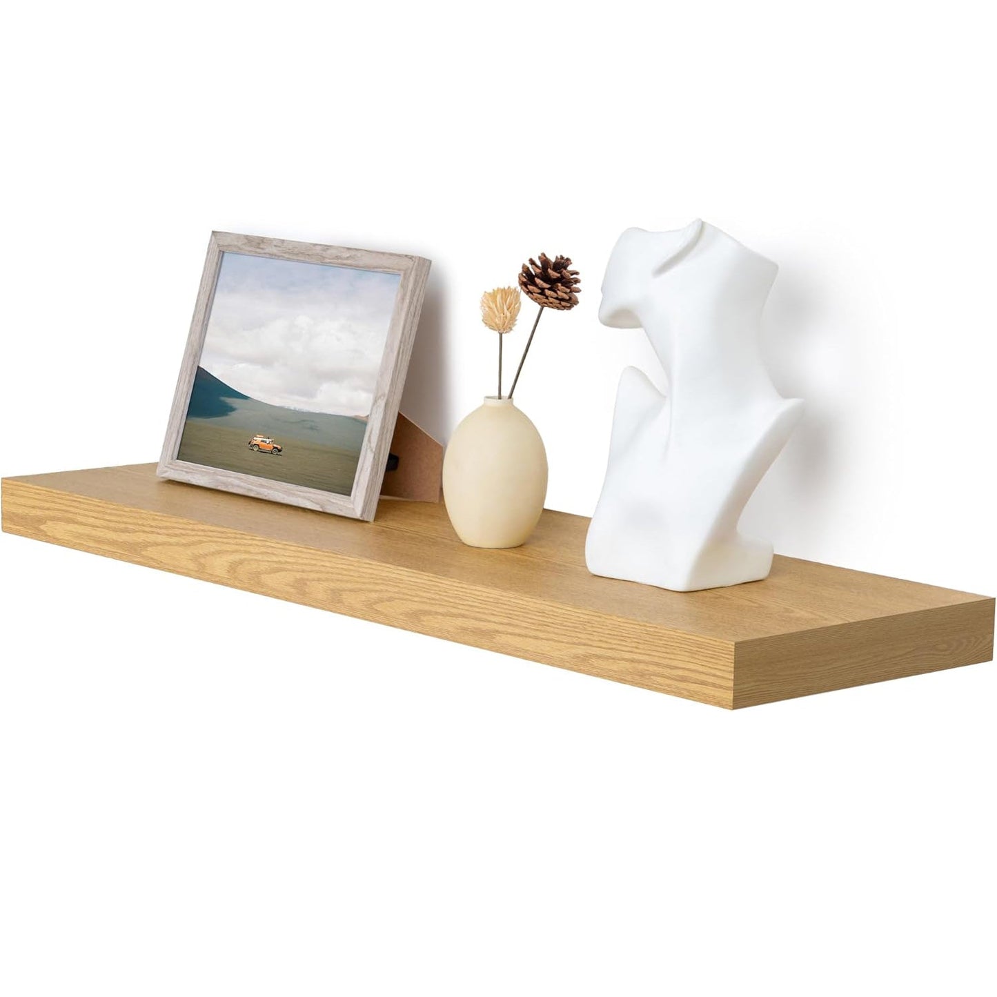 Fun Memories® 12 Inch Deep Wood Wall Floating Shelves