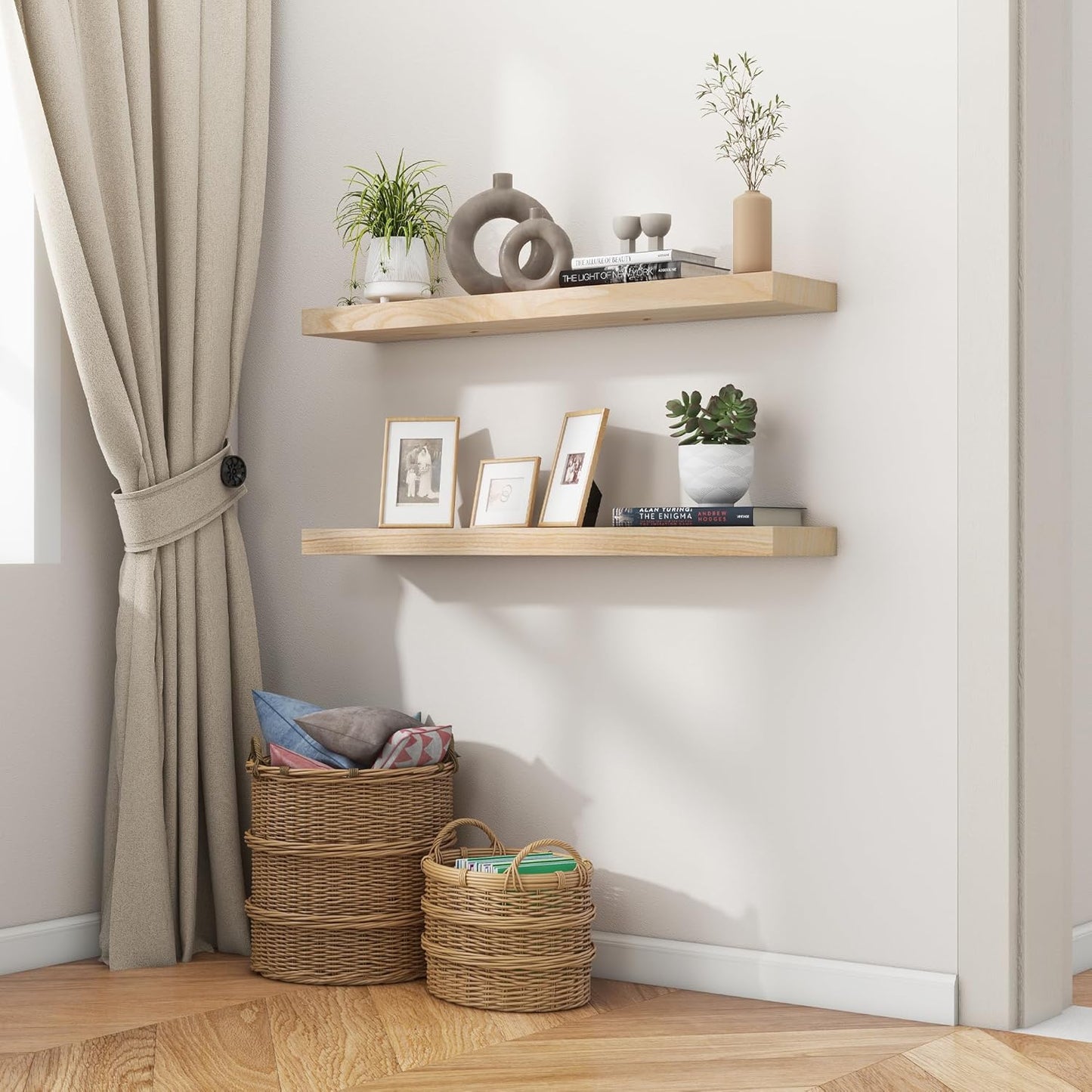 Last Day 69% OFF - 9.3 Inch Deep Storage Shelves for Home Decor