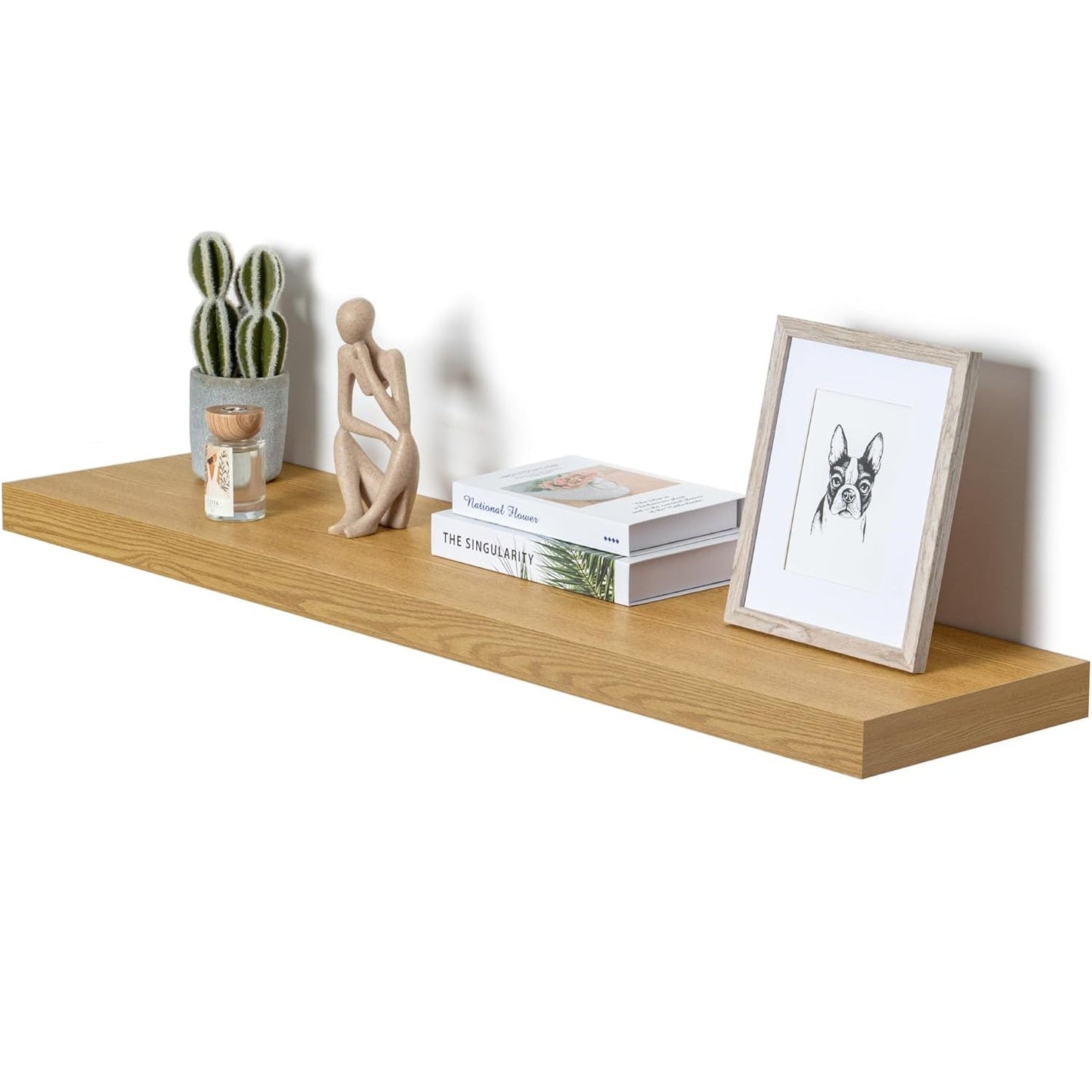 Fun Memories® 12 Inch Deep Wood Wall Floating Shelves