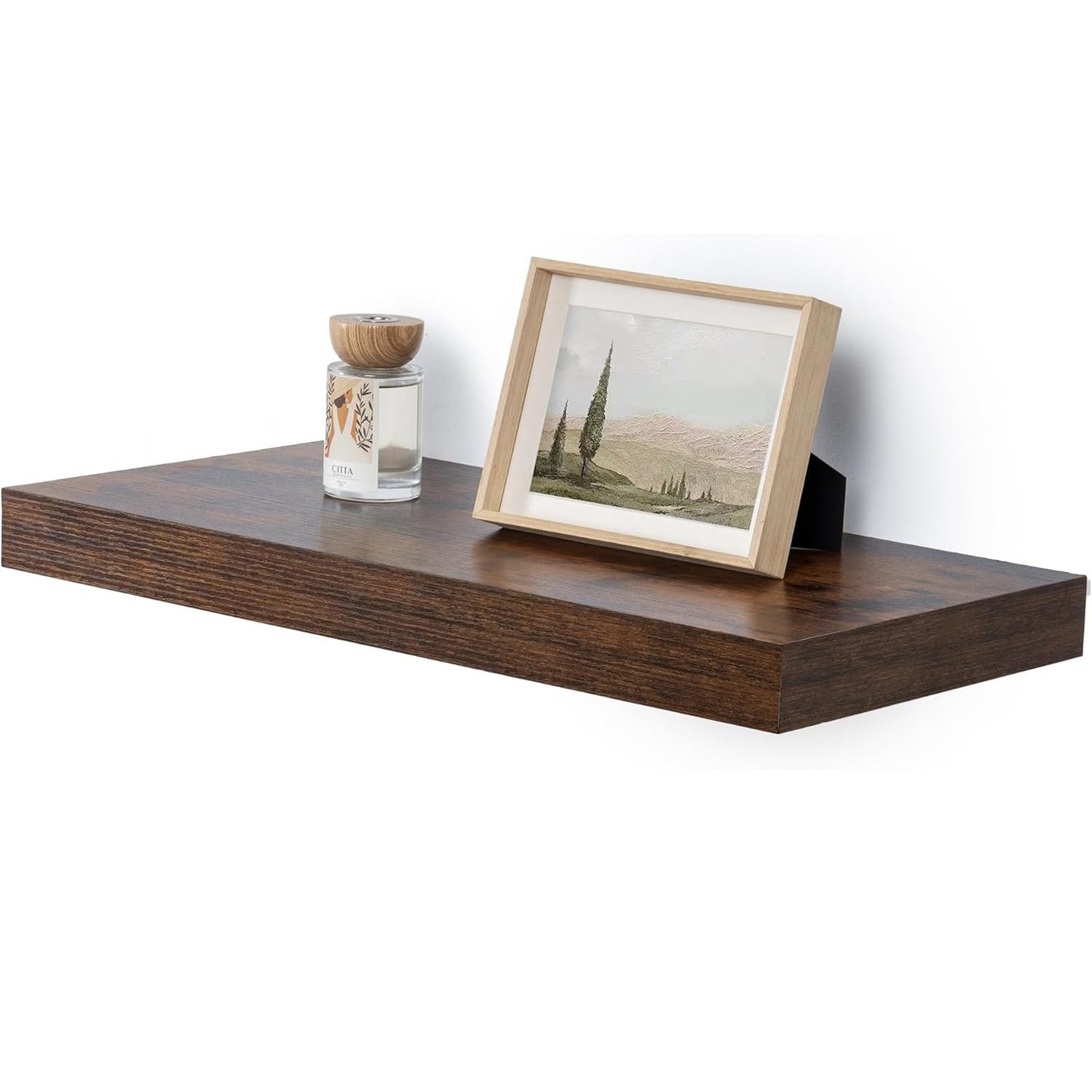 Fun Memories® 12 Inch Deep Wood Wall Floating Shelves