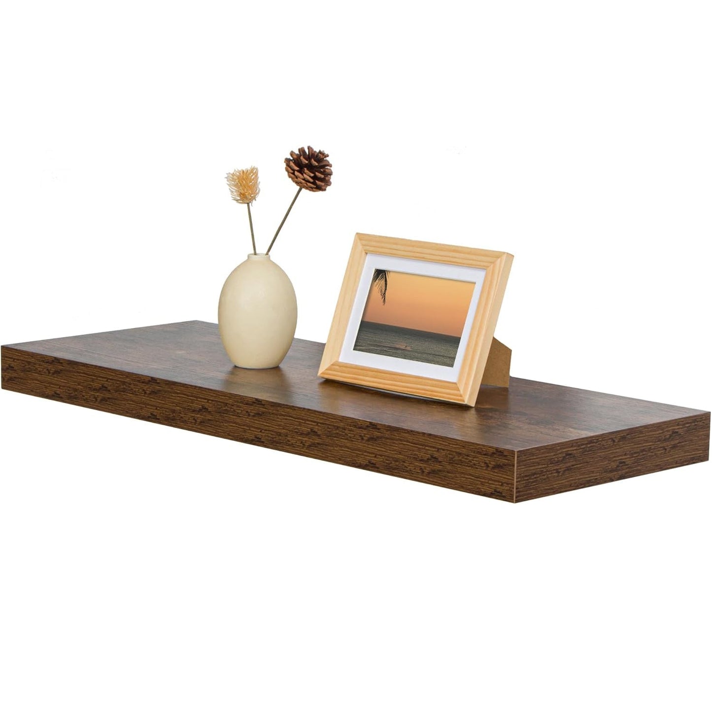 Fun Memories® 12 Inch Deep Wood Wall Floating Shelves