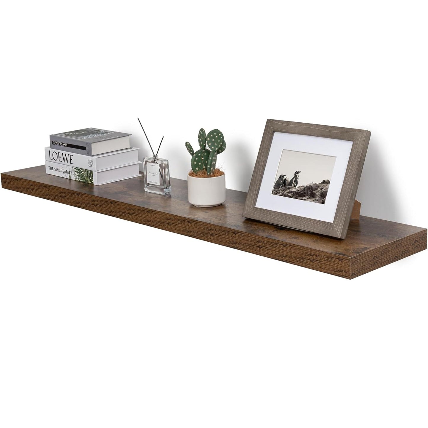 Fun Memories® 12 Inch Deep Wood Wall Floating Shelves