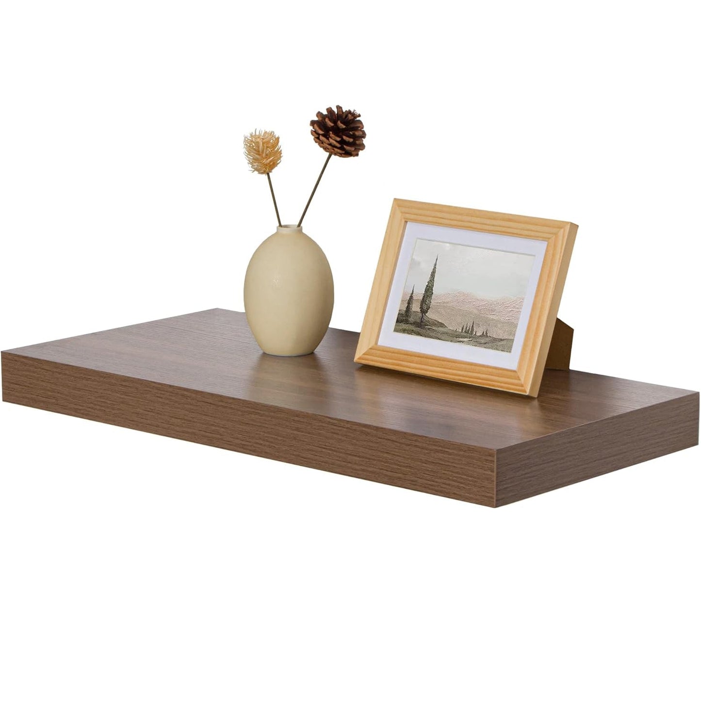 Fun Memories® 12 Inch Deep Wood Wall Floating Shelves