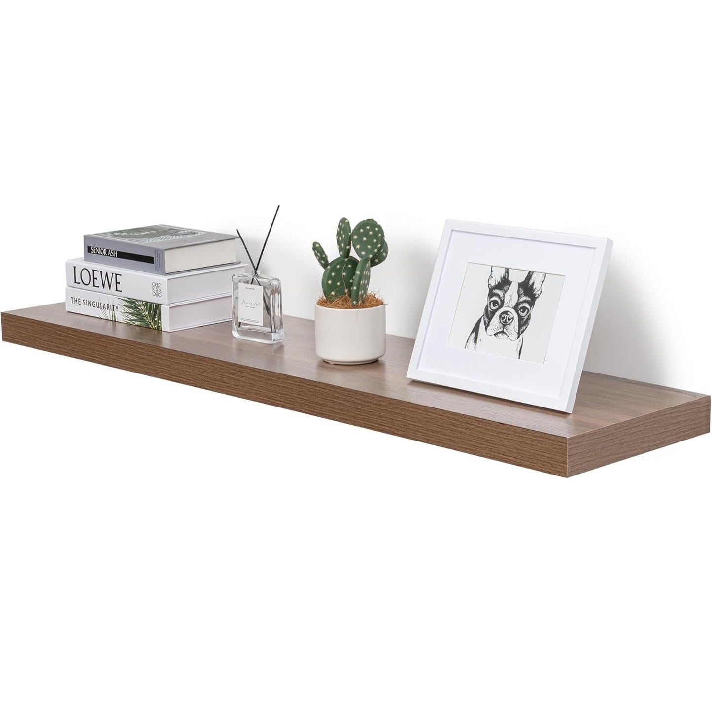 Fun Memories® 12 Inch Deep Wood Wall Floating Shelves