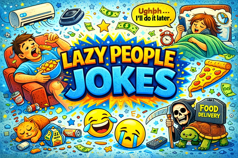 99+ Lazy People Jokes That Are Too Tired to Be Serious