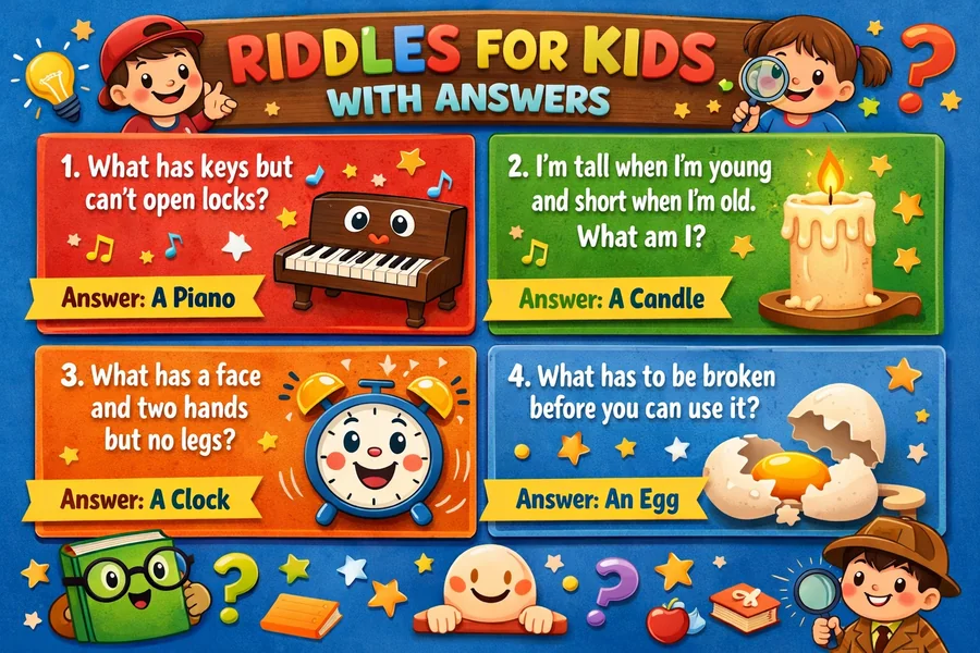 Riddles For Kids With Answers