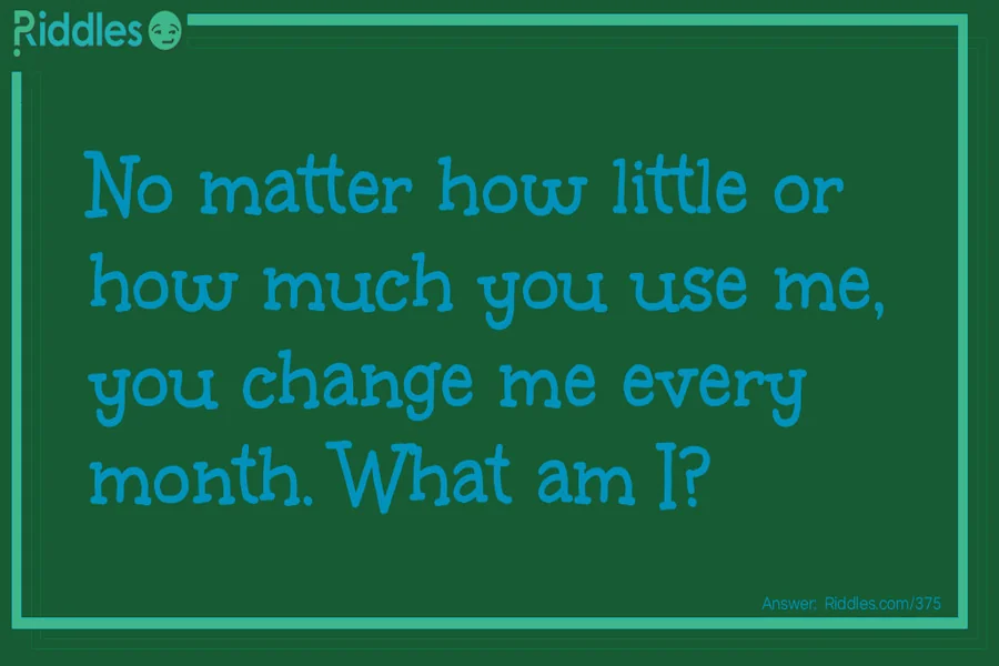 Fashions Change Riddle