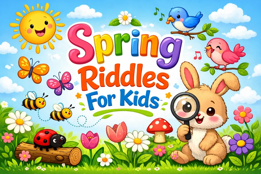 Spring Riddles for kids