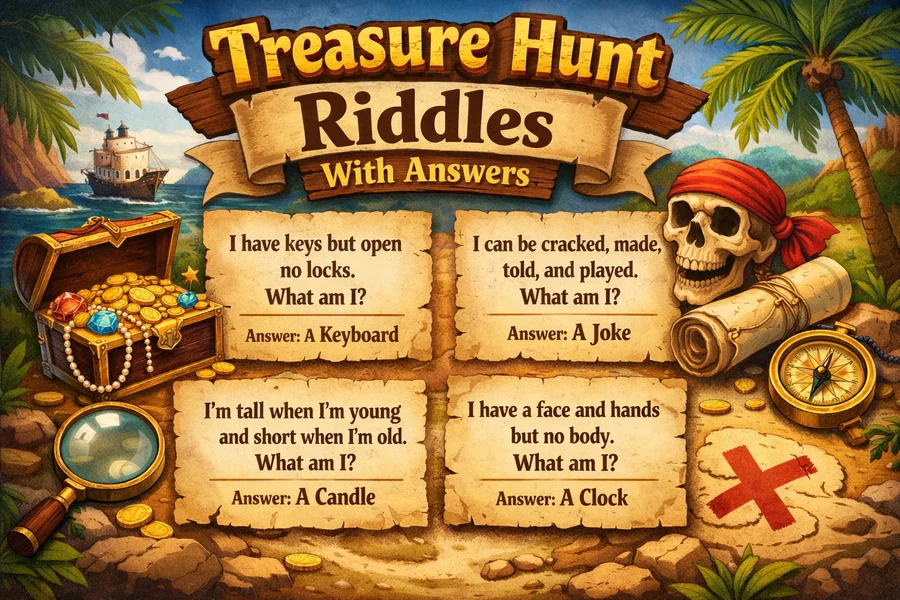 Treasure Hunt Riddles With Answers